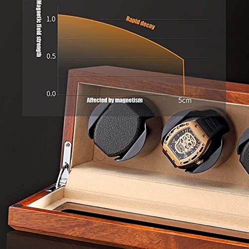 Remontoir automatique pour montres mécaniques posé sur une table de nuit