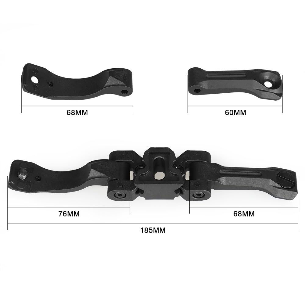 Hanglong Outdoor PVS-14 night vision binocular bending bracket helmet bridge bracket