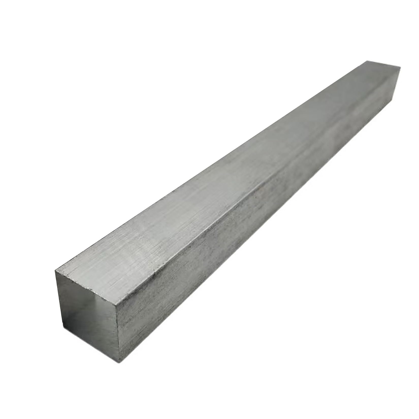Placa de Bloque Sólido de Aluminio T6, Mecanizado de Placa Plana Cuadrada de Aluminio, Mecanizado Cnc de Bloques de Metal 6061/25 * 25 * 500Mm 1Pc