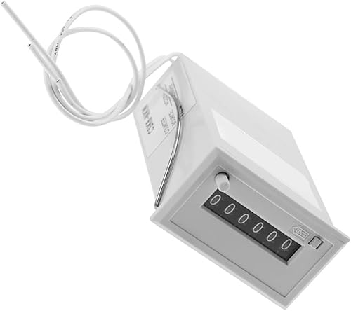 Vista 13 de YWBL-WH Contador electromagnético Totalizador electrónico 6 dígitos Totalizador Industrial Contador de pulso para maquinaria textil química CSK6-NKW