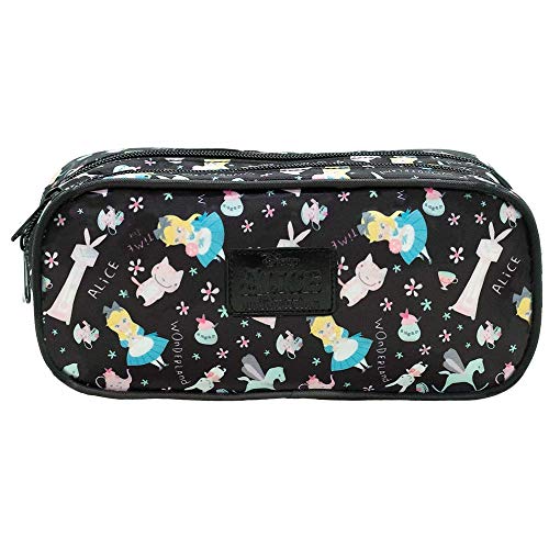 Estojo Duplo Alice Tea Time - 8565 - Artigo Escolar Alice, Preta