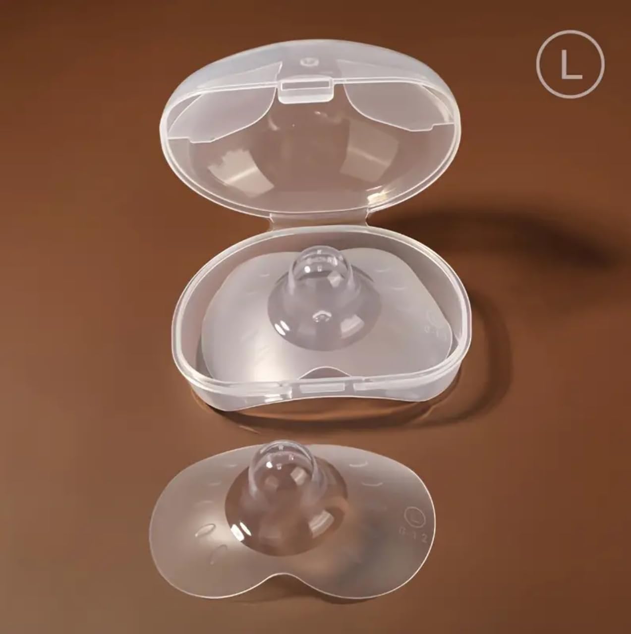 2 stks/set Contact Siliconen Tepelschilden voor Borstvoeding: De Ultieme Comfort en Bescherming Oplossing Maat L