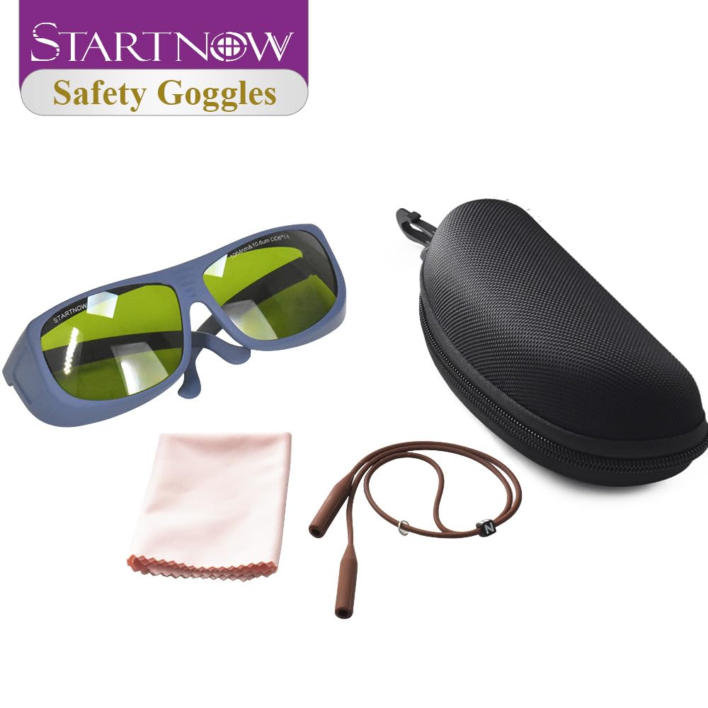 STARTNOW Laserowe gogle ochronne 1064 nm, okulary do grawerowania laserowego, spawanie, ochrona oczu OD6+, osłony ochronne