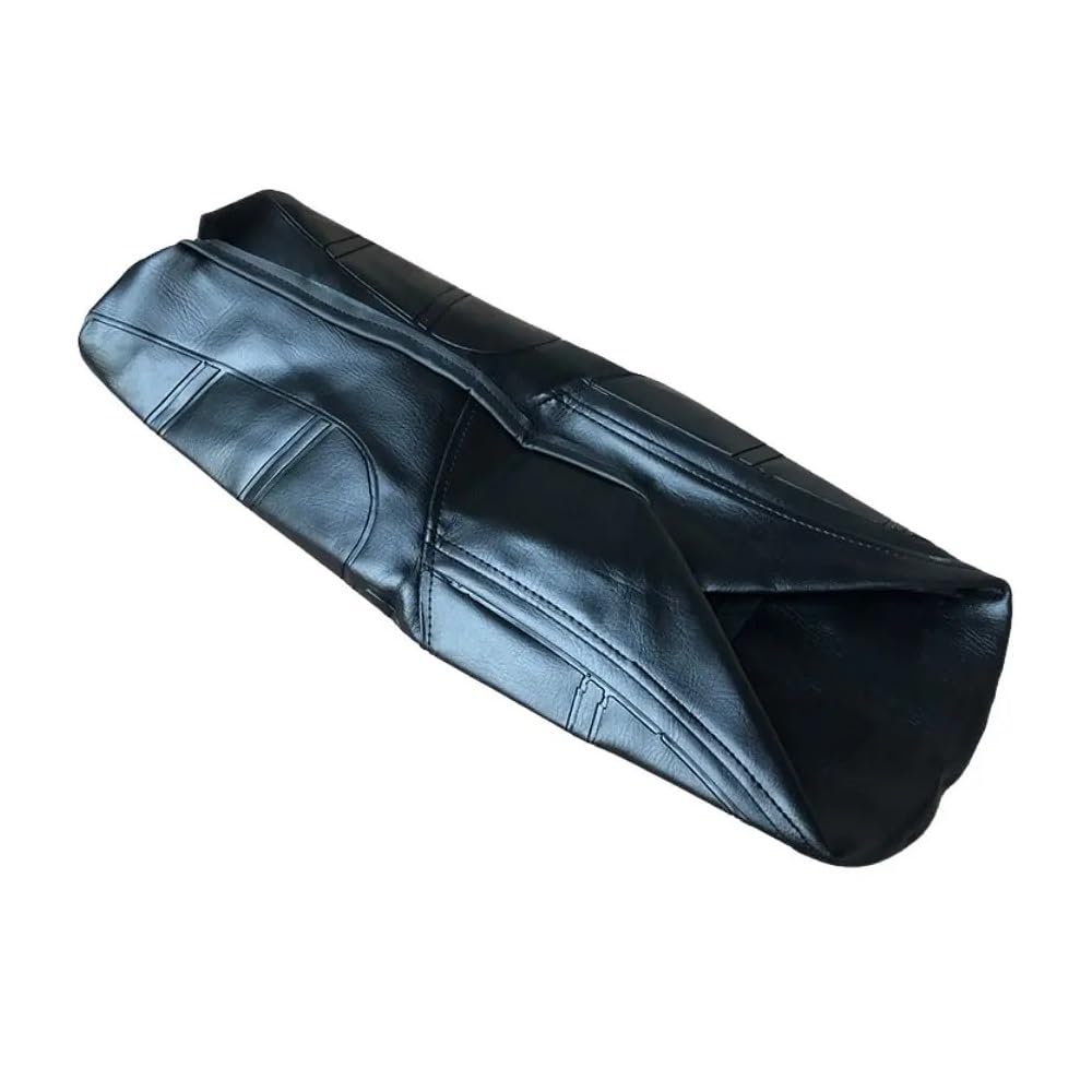 Per Ho&nda CM125 1 Set Di Cuscini Per Sella Da Moto In Pelle Nera Con Cinghia, Coprisella Per Moto Impermeabile E Antipolvere Cuscino sedile Coprisella