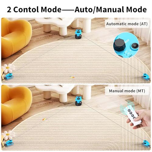 Interactive Cat Toys for Indoor Cats Chasing Running Hunt Instinct Exercise - Image 2