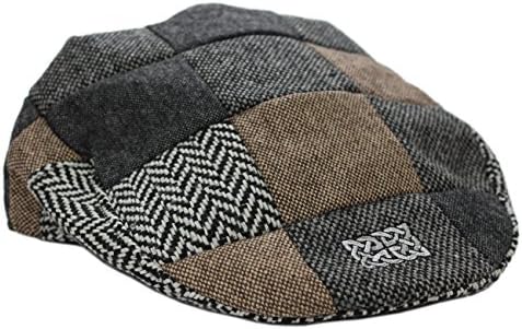 Patrick Francis Men's Ireland Multi Tweed Flat X Large Brown