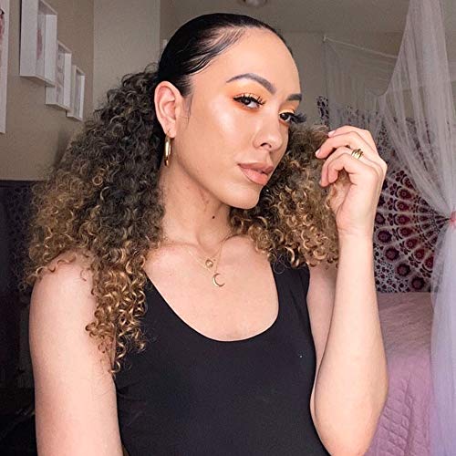 Vigorous Ponytail Extension for Women Drawstring Ponytail for African Women Short Afro Kinky Curly Pony Tails Hair Extensions