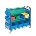 Honey Can Do 3-Tier Rolling Teacher's Activity Cart CRT-03477 Blue