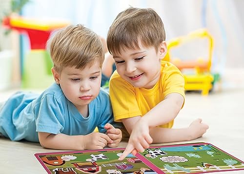 Image of Hook n Loop Fun Activity Box | Velcro Books | Montessori Activity | Busy Book | for 2+ Years Kids - Explore Animals & Birds through Interactive Play
