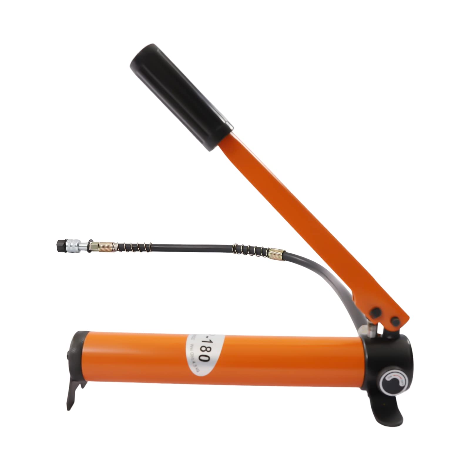 CP-180 Bomba hidráulica manual con manguera de 1 m, 350 cc 70 Mpa bombas de mano acoplador de manguera hidráulico dobladores de tubos hidráulicos reservas de aceite Bomba de presión hidráulica
