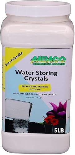 Miniatura 1 de AABACO Cristales de almacenamiento de agua, para plantas de interior y exterior, mezcla cristales con tierra para reducir la cantidad de riego