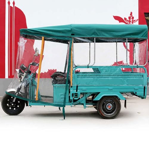 Adult Tricycle Cover Electric Tricycle Covers, Tricycle Cover for Adult Bike, Trike Cover Compatible, Accessories Fit for Various 3 Wheel Bike Types(Green,150 * 110cm/59 * 43.3in)