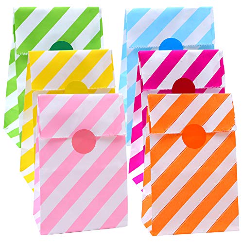 Mini Candy Stripes Paper Party Bags