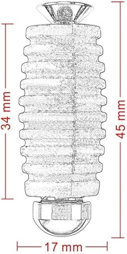 Miniatura 2 de Reposapiés 6MM CNC aluminio motocicleta pie clavijas reposapiés reposapiés reposapiés clavijas palanca de freno de cambio para Yam & aha MT07 MT09