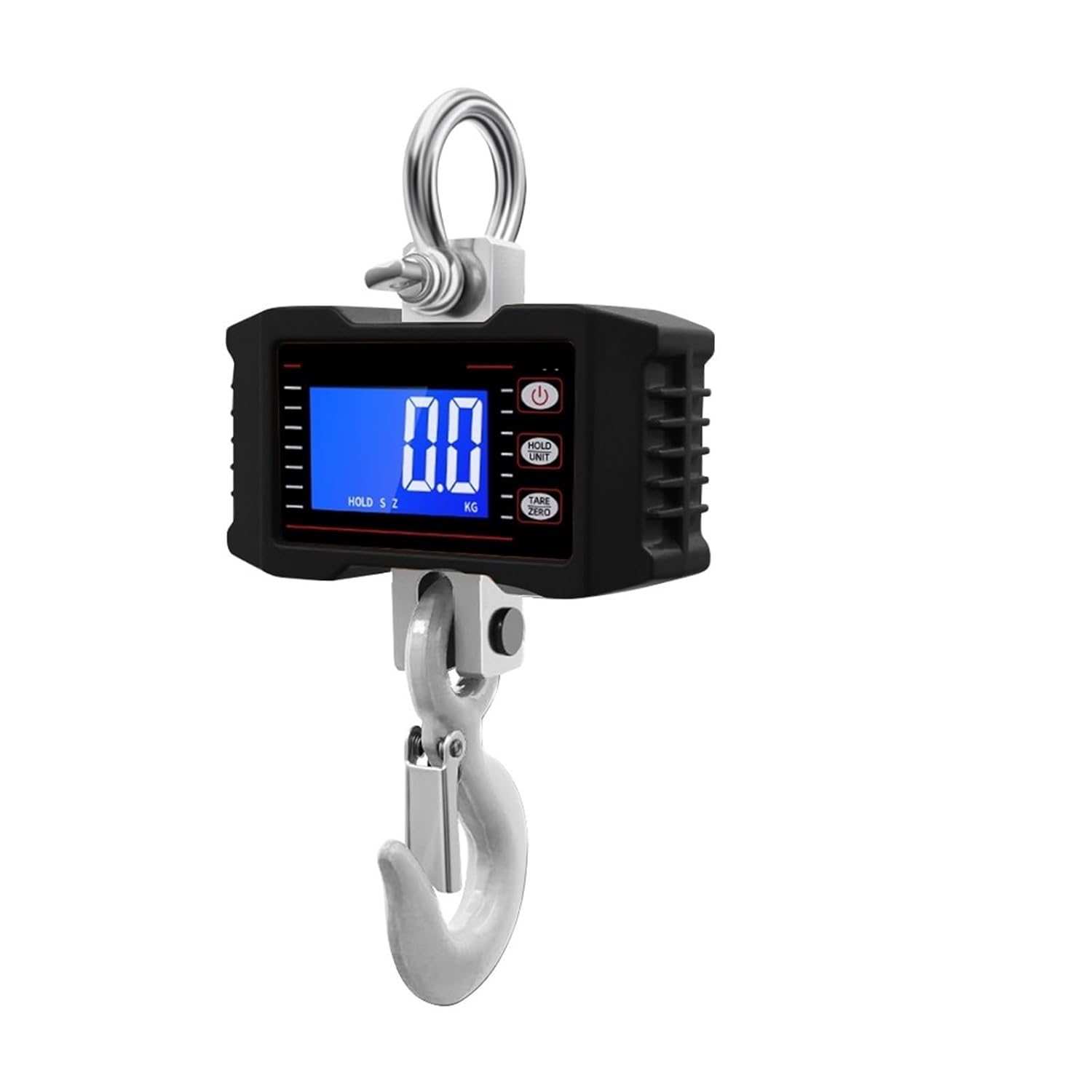 Crane Scale, 2200Lbs Hanging Scale Digital Industrial Heavy Duty Crane with Hook Spring Sensor for ConstructionFactory,Convenient Operation(Blue)