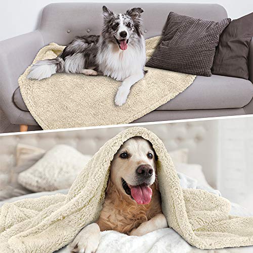 PetAmi Reversible Waterproof Sherpa Dog Blanket #TOP9