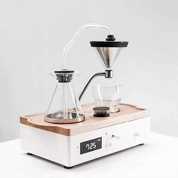 Coffee Alarm Clock Coffee Machine, Coffee and Tea Alarm Clock, Drip Coffee Pot, Timer Alarm Clock, Brewed in Advance Delay