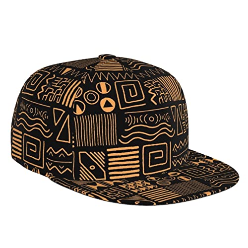 Gorra de béisbol con patrón africano ajustable unisex miniatura 1