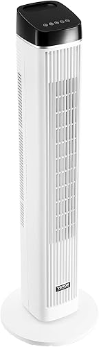 Miniatura 10 de VEVOR Ventilador de torre, ventilador silencioso de 22 piess, ventiladores oscilantes de 70 para interiores con 3 velocidades, 4 modos, temporizador