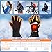 Heated Gloves for Men Women - 5V 5000mAh Rechargeable Heating Gloves 3 Heating Levels Electric Non-Slip Heated Gloves, Hand Warmer for Winter Skiing Motorcycle Cycling Camping (Black, L)