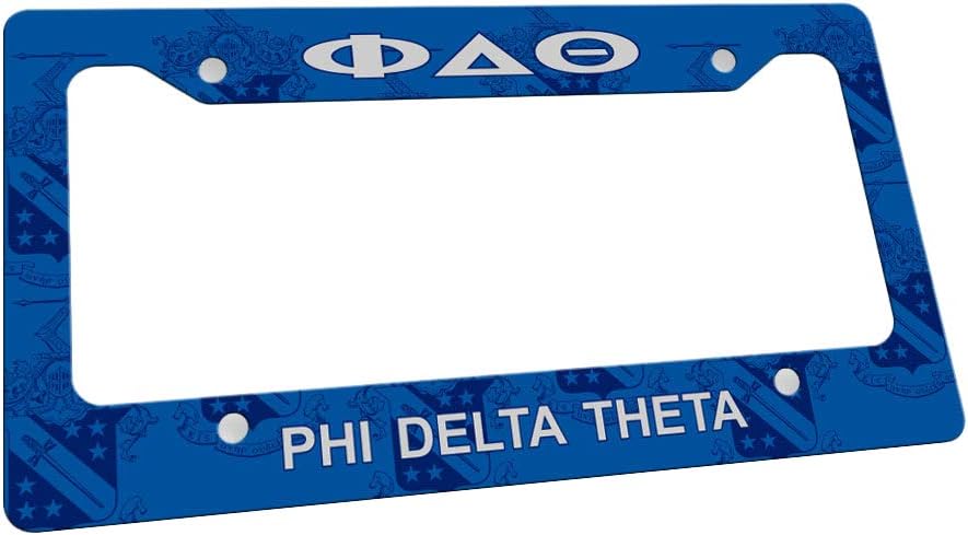 Greekgear Phi Delta Theta Custom License Plate Frame Royal Blue