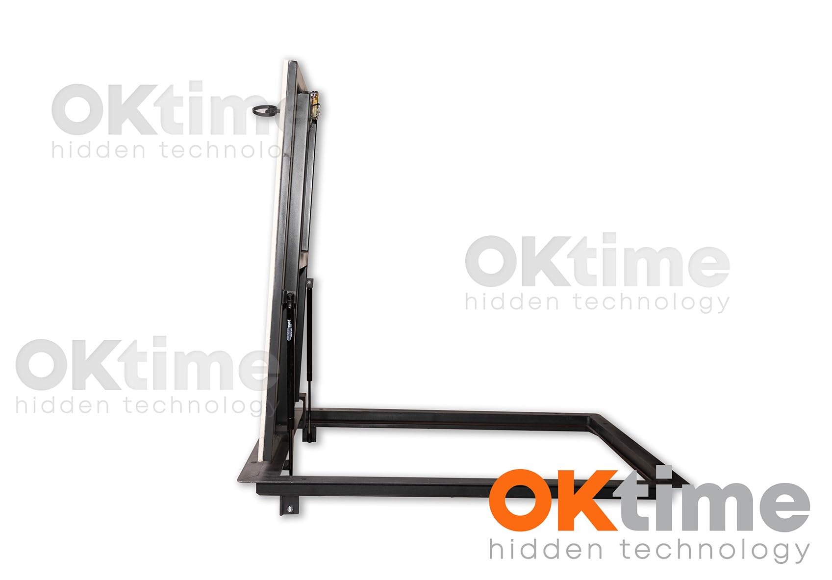 Właz Podłogowy 1000 x 600 mm - Właz do Piwnicy Rewizyjny Podłogowy - Metalowa Pokrywa z Amortyzatorem Gazowym i Uchwytem Oraz Gumową Uszczelką