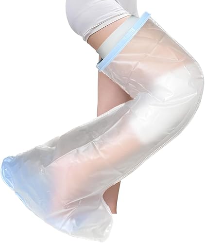 Miniatura 9 de Funda de fundición para piernas de adultos para ducha con parte inferior acolchada antideslizante, protector impermeable para pies, botas