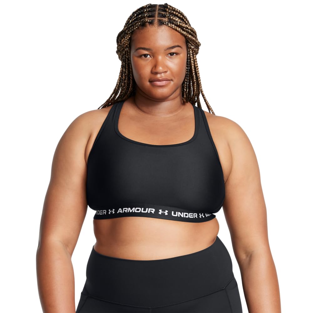 Under Armour Women's Crossback Mid Impact Sports Bra
