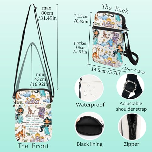 LEVLO Jasmine Princess Crossbody Bag Jasmine Fans Gift Jasmine Shoulder Bag Jasmine Movie Fans Merchandise2