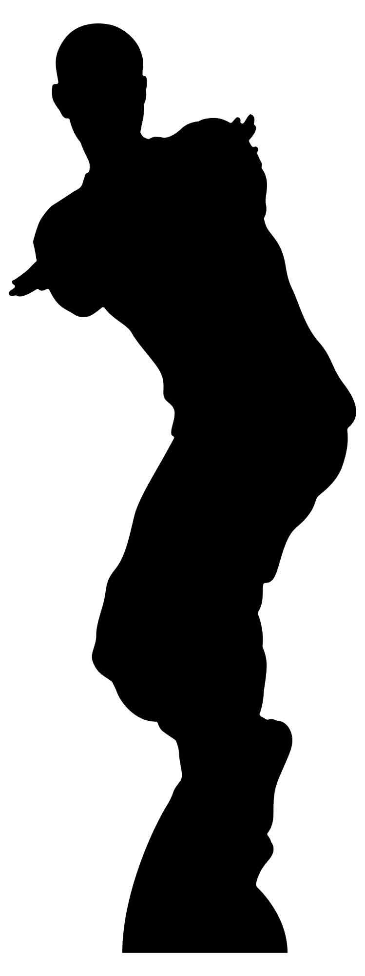 Star Cutouts SC1403 Dancing Gamer Silhouette Cardboard Cutout – Gaming Party Decoration, Event Display & Photo Prop