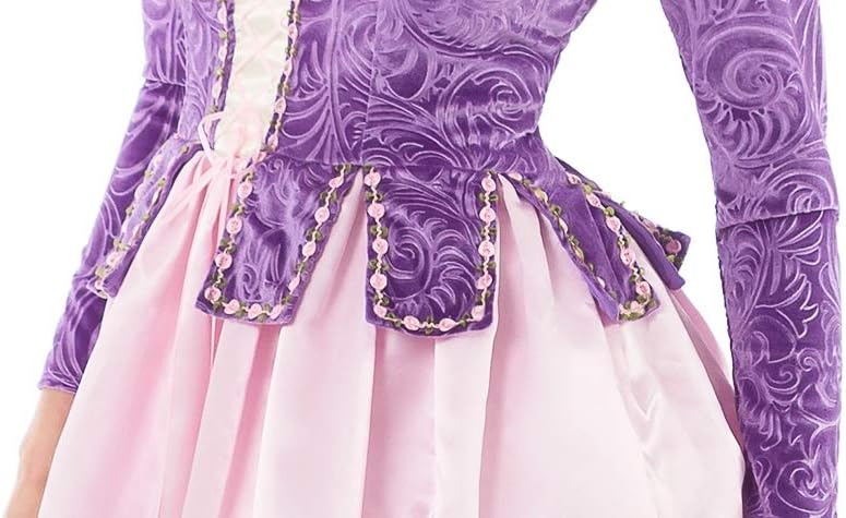 Little Adventures Deluxe Rapunzel Dress-Up Costume for Adult Women
