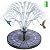 AISITIN 3.5W Solar Fountain Pump Built-in 1500mAh Battery, Solar Bird Bath Fountain with 6 Nozzles, Solar Floating Water Fountain Pump for Bird Bath, Fish Tank, Pond, Pool, Garden and Outdoor