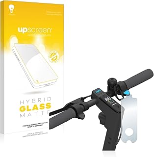 upscreen Matte Screen Protector Glass Film compatible with Segway Ninebot KickScooter MAX G30D - Anti-Glare, Anti-Fingerprint, 9H Glass Protection
