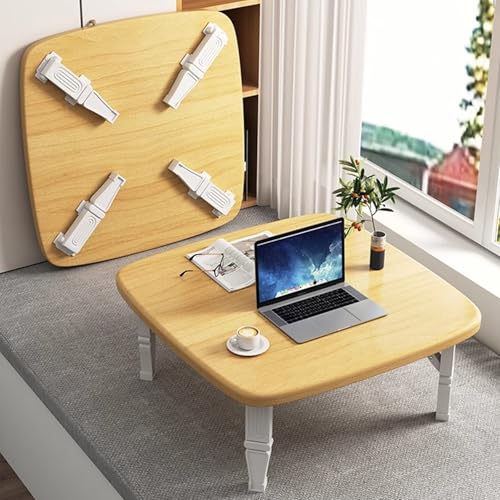 Table basse carrée pliante japonaise pour optimiser l'espace des petits salons - 4