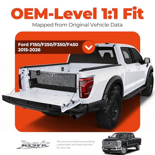 Image of 3-Layer Cargo Net for Ford F150 /F-250 /F-350 /F-450 2015-2026, Zoned Storage