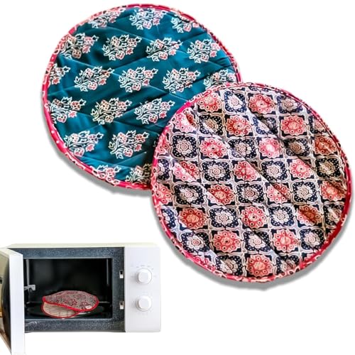 Image of Insulated Roti Cover with Zip - Premium Chapati Cloth Bag for Hot Fresh Roti | Roti Insulation Bag | Chapati Cover Cloth for Casserole | Roti Pouch for Kitchen (Pack of 6)