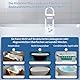Anccomp Safety Rail Dreifach-Griff Einstellbar Einstiegshilfe Badewanne Verstellbar 7.5-17 cm, Badewannengriff Senioren, Badewannengriff Ohne Bohren, Haltegriff Badewanne Wanddicke ≥7,5 cm !!