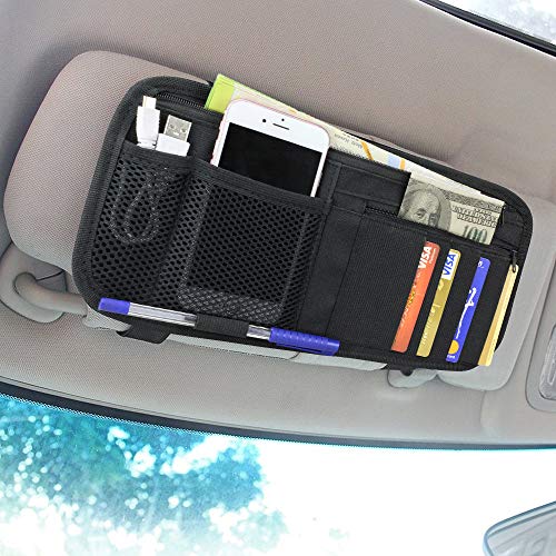 LIVANS Car Sun Visor Organizer Molle Panel
