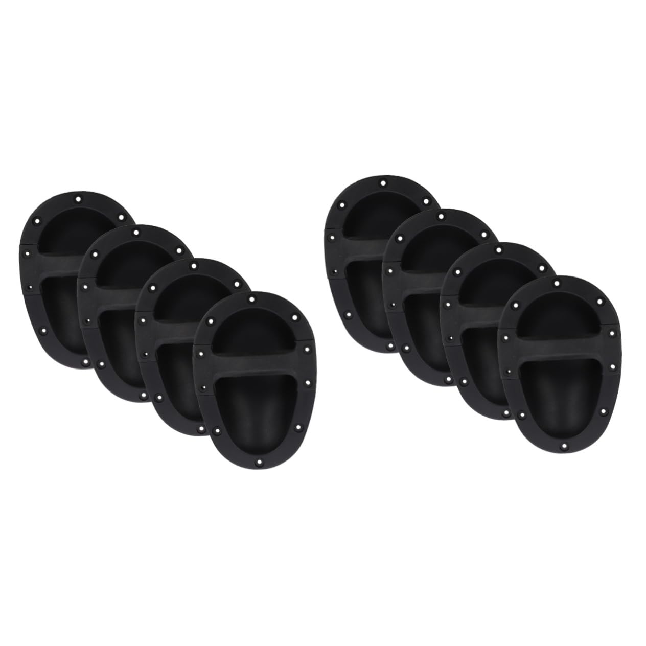 8pcs Speaker Handle Replacement Carry Handle for Amplifier Easy Installation Comfortable Grip for Stage Speakers Accessory