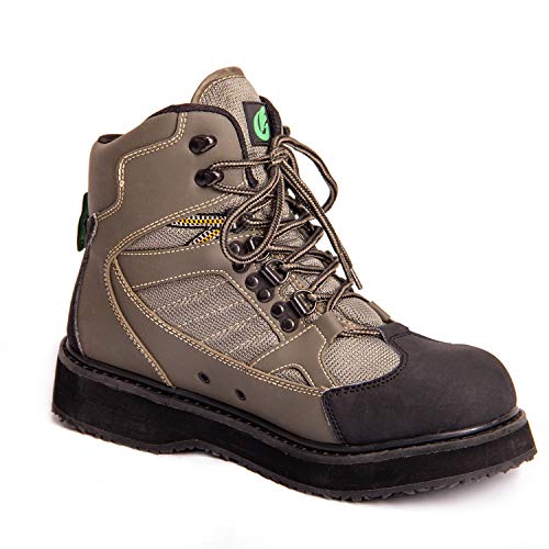 NEYGU Men&Women Breathable Quick-Dry Wading Shoes for Fishing and Hunting with Rubber Sole, Used for Neoprene Stocking Foot Wader (8.5)