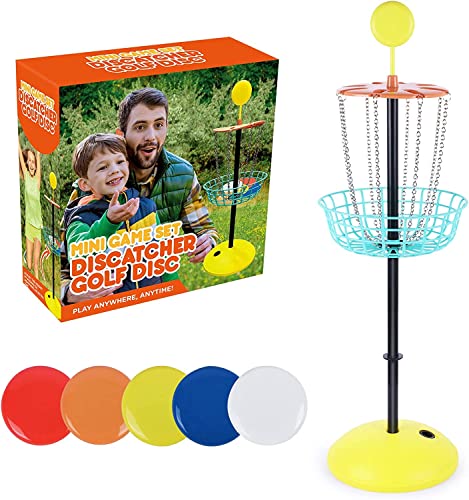 Disc Golf Basket Portable Disc Golf Target With 5 Frisbees Flying Disc Golf Set Indoor And Outdoor Yard Games #TOP25