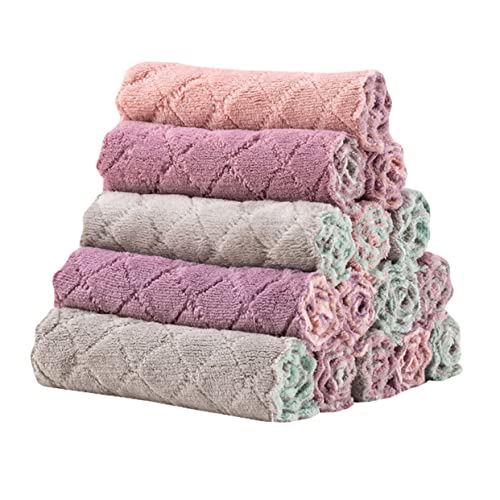 VALICLUD 15Piezas Paños de Cocina Doble Cara Absorbentes Limpieza de Utensilios y Duraderos