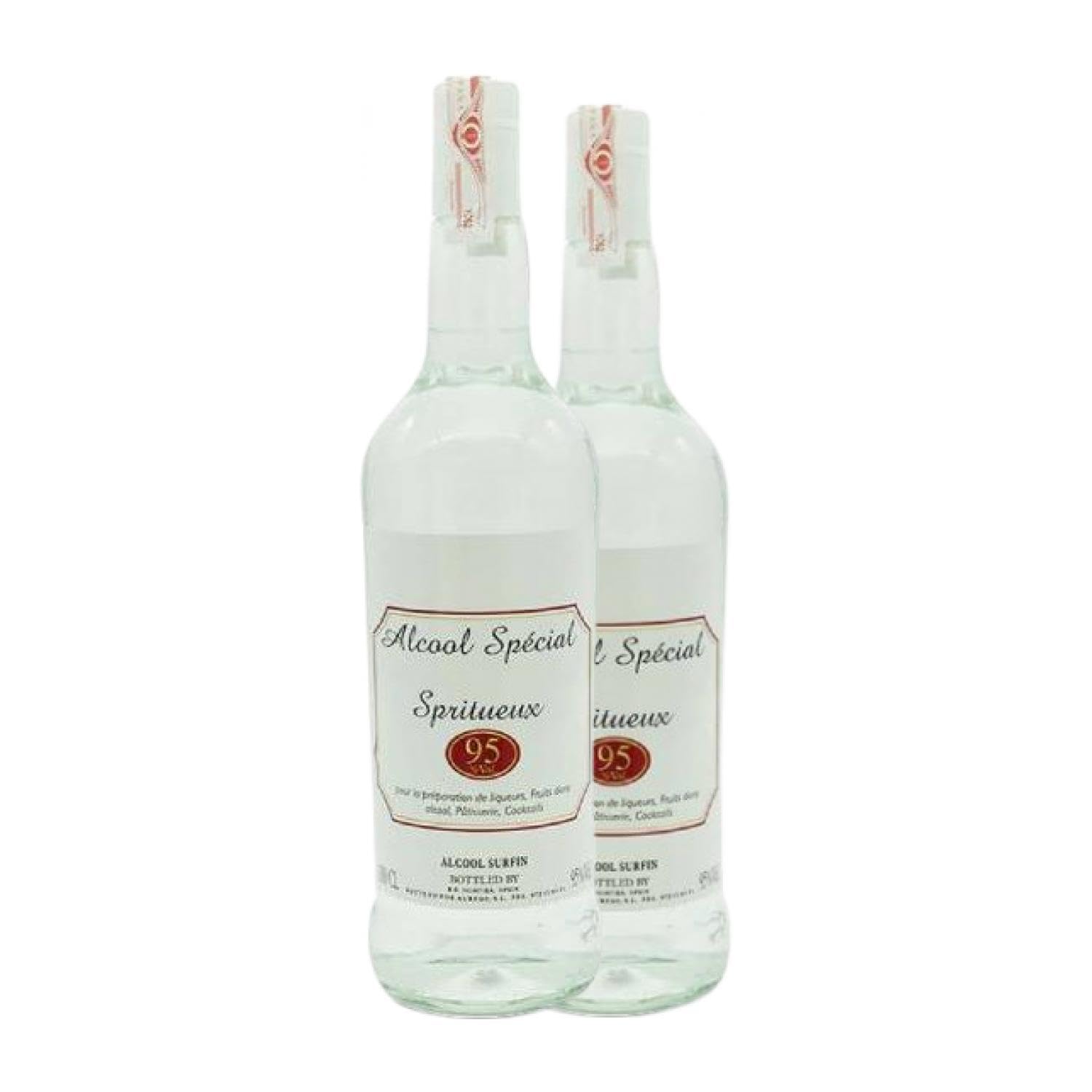 Orujo Alcool Spécial Botella Misil 1 L (Caja de 2 Botella Misil de 1 L)