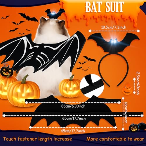 Disfraz Halloween para Perros y Gatos 6 Piezas miniatura 2