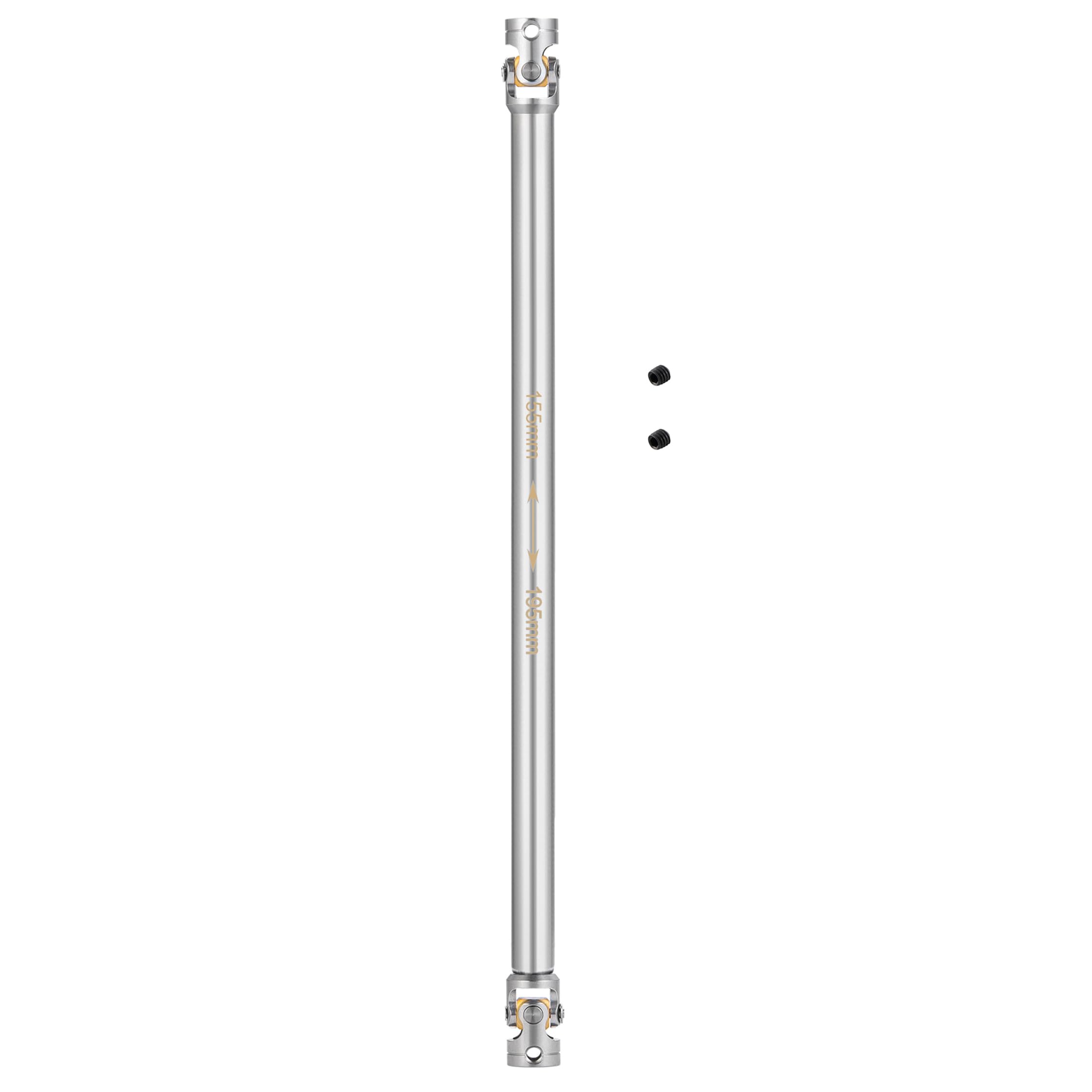 AXspeed 1Pcs Metal Drive Shaft for 1/14 RC Tamiya Tractor Climbing Trailer Upgrade Accessories (155mm-195mm) โ image 1
