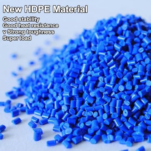 6 Pcs Nestable Plastic Pallets, Ventilated Grating Platforms, Moisture-Proof 2200 Lb/m² Capacity, Ideal for Garage, Supermarket, Basement Storage (11.8" x 11.8")