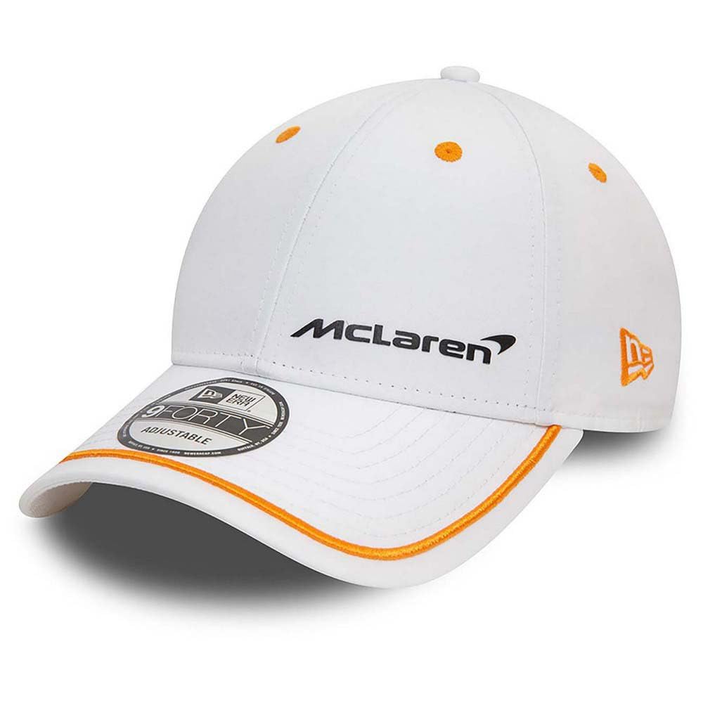 New Era 9Forty Strapback Cap - Piping McLaren Racing White