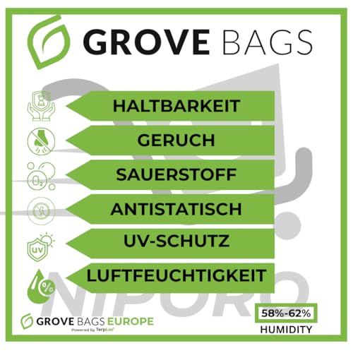 Bolsas reutilizables herméticas Terploc Grove de 100 g para conservar alimentos sin olores 8