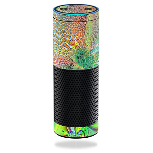 MightySkins Skin Compatible with Amazon Echo - Psychedelic | Protective, Durable, and Unique Vinyl Decal wrap Cover | Easy to Apply, Remove, and Change Styles | Made in The USA