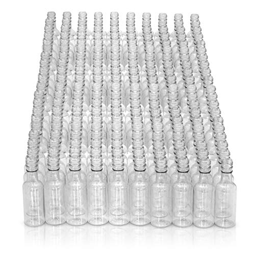 Mini Bottles- Mini Liquor bottles -Mini Plastic Bottles - (210) PACK - Little Empty Alcohol Shot Nips-Mini Plastic Bottle With Caps-Empty Airplane Liquor Bottles-(210 PACK) - Plastic Mini Bottles